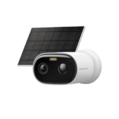 IP-камера Mercusys MC410 KIT, комплект с солнечной панелью