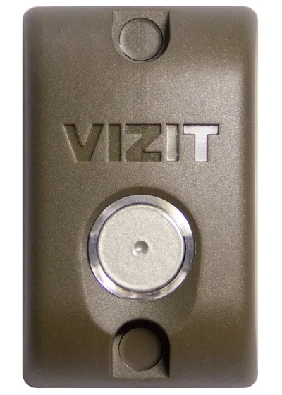 Кнопка выхода Vizit EXIT 300М, механическая, НО/НЗ, 24 В, накладная