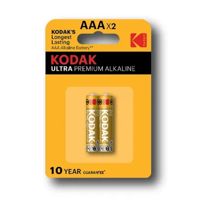 Батарейки Kodak LR03-2BL ULTRA PREMIUM Alkaline (24/192) (2 шт. в уп-ке)