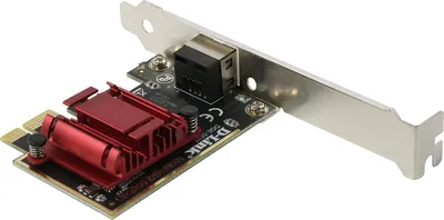 Сетевой адаптер D-Link DGE-562T/A2A, 2.5G Ethernet, PCIe x1, 1 порт RJ-45