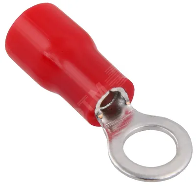 Наконечник IEK UNL20-D15-4-4-G, кольцо 0.5-1.5мм², М4, красный