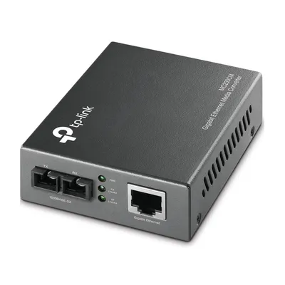 Медиаконвертер TP-Link MC200CM, Gigabit Ethernet, 1000Base-SX, Duplex SC, 850 нм