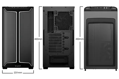 Корпус be quiet! Pure Base 501 DX (BGW76), Mid Tower, ATX, 3×140 мм ARGB, USB-C