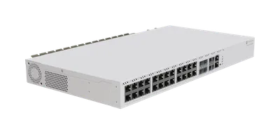 Коммутатор MikroTik CRS326-4C+20G+2Q+RM, 20×2,5GbE, 4×Combo 10G SFP+, 2×40G QSFP+, 1U