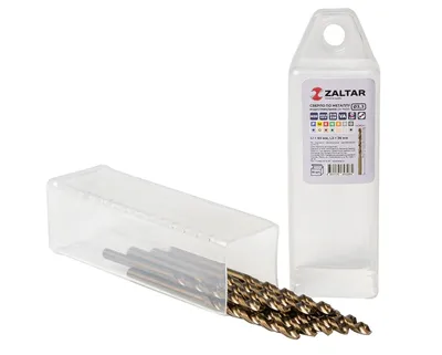 Сверло по металлу ZALTAR ZA-74033-S10, HSS-E Co5, DIN 338, 3,3мм, 10 шт