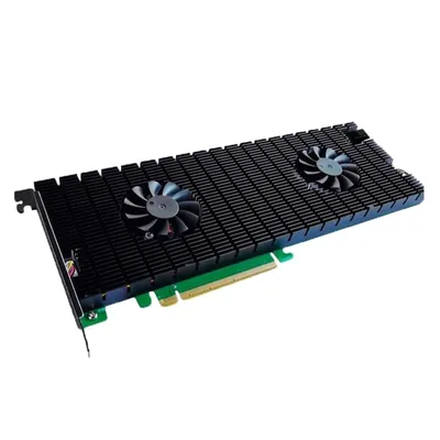 Плата расширения HighPoint Rocket 1508,  PCIe 4.0 x16, Ports: 8x M.2 (2242/2260/2280), Board: Full Height, Full Length,   ADD IN CARD