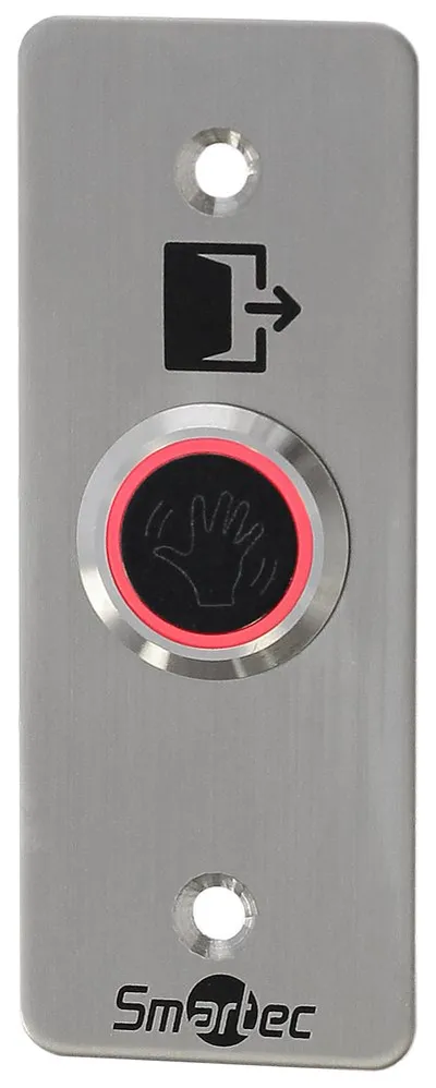 Кнопка ИК-бесконтактная металлическая, врезная Smartec ST-EX343LW