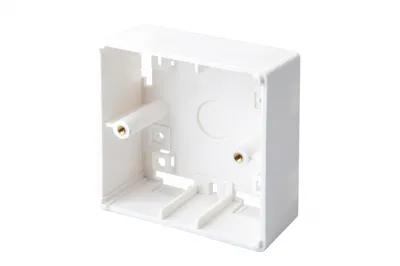 Коробка настенная Eurolan 16H-FR-40WT-1, 86×86×40 мм, для рамок, белая