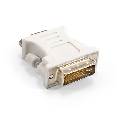 Переходник ExeGate EX205307RUS, DVI-I (M) — VGA (F), экранированный, позолоченные контакты