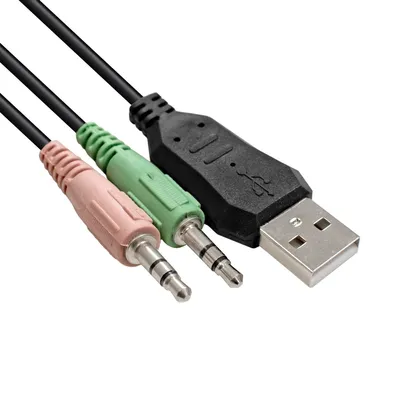 Гарнитура ExeGate Gaming HS-520G EX295316RUS, полноразмерная, 40 мм, 20–20000 Гц, USB + 2x3.5 мм