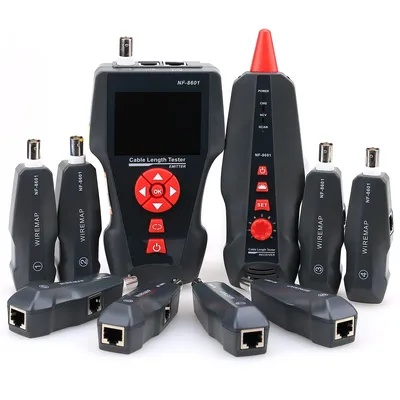 Тестер сетевых кабелей Noyafa NF-8601W, ЖК 3,7", RJ-45/RJ-11/BNC/USB