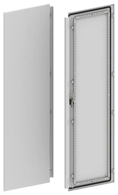 Дверь IEK FORMAT YKM40D-FO-DMD2-180-050, двустворчатая, 1800×500 мм, сталь, серая