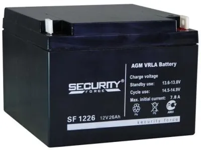 Аккумулятор Security Force SF 1226, 12В, 7.0Ач