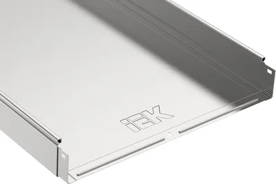 Лоток IEK CLN10-080-400-3, неперфорированный, 80×400×3000 мм, сталь, цинк