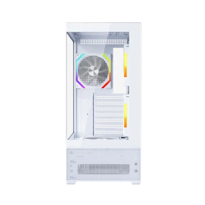 Корпус 1STPLAYER CV7 ARGB White, Midi-Tower, ATX, 3×120 мм ARGB + 2×120 мм