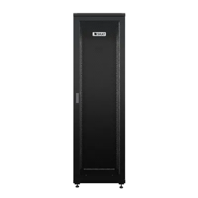 Шкаф Бастион SKAT TB-22R660GF-B, 22U, 600×600мм, стекло