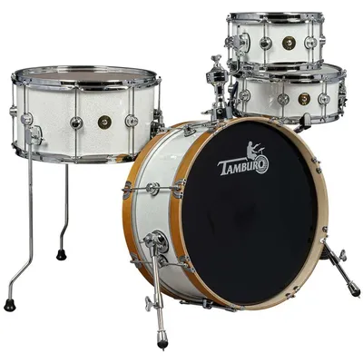 Ударная установка TAMBURO 4GIGWH, 4 барабана, бочка 20×08, Gloss White Spark
