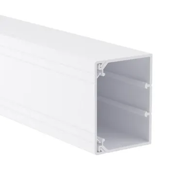 Кабель-канал DKC TA-GN 01785, 80x60x2000 мм, ПВХ, белый, IP40