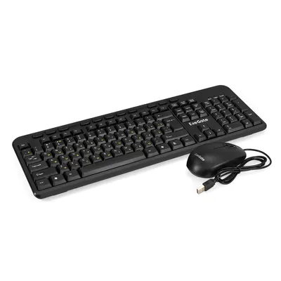 Комплект ExeGate Professional Standard Combo MK150, клавиатура 116 кл. + мышь 1200 DPI, USB