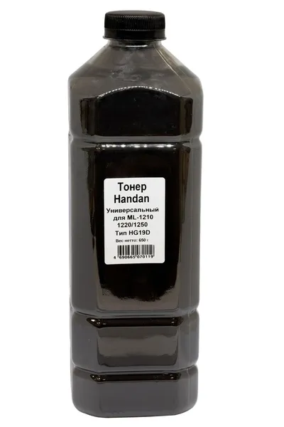 Тонер Handan HG19D универсальный, 650 г, канистра, для Samsung ML-1210/1220/1250