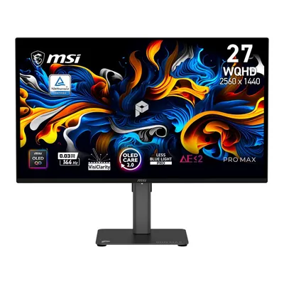 Монитор MSI PRO MAX 271QPX14G, 26.5" QD-OLED, 2560x1440, 144 Гц