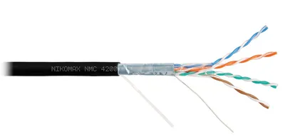 Кабель NIKOMAX NMC 4200C-BK, F/UTP кат.5e, 305м, черный
