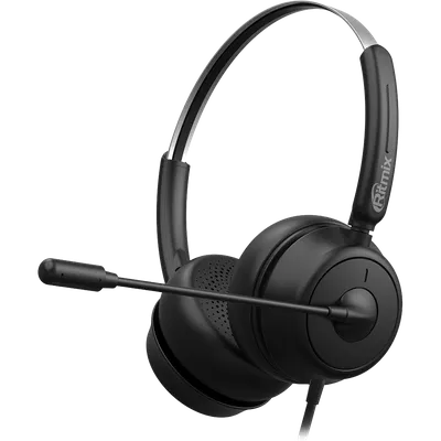 Гарнитура Ritmix RH-563USB, накладная, микрофон на держателе, USB Type-A, 2 м
