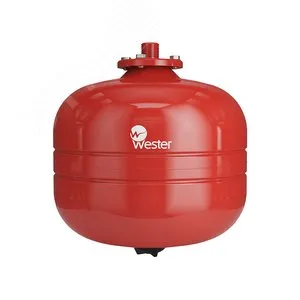 Бак расширительный WESTER WRV12, 12 л, 5 бар, вертикальный, 3/4"