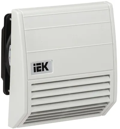 Вентилятор IEK YCE-FF-055-55 с фильтром, 55 м³/ч, IP55, RAL 7035