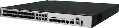 Коммутатор Huawei S5735-S24ST4XE-V2, 24×1GbE SFP, 8×10/100/1000BaseT, 4×10G SFP+