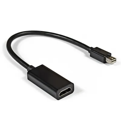 Кабель-переходник ExeGate EX-mDPM-HDMIF-0.15, miniDisplayPort (m) — HDMI (f), 0,15 м