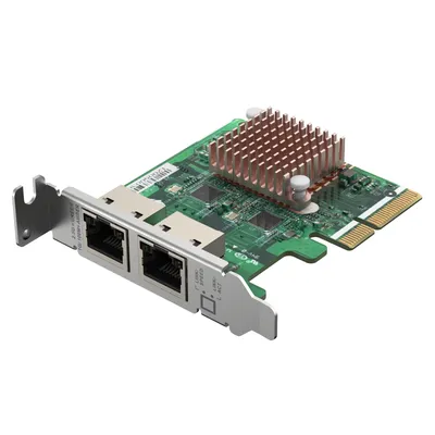 Сетевая карта QNAP QXG-2G2T-I225, 2×2.5GbE, Intel I225-LM, PCIe Gen2 x2