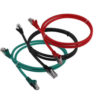 Патч-корд LANMASTER LAN-PC45/S6-15-BK, FTP кат.6, 15 м, LSZH, черный