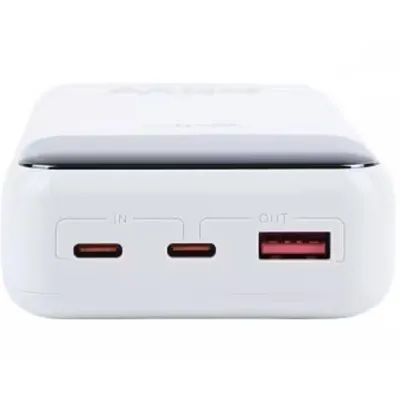 Повреждение упаковки Perfeo Powerbank LAPTOP 65W 20000 mAh/LED дисплей/PD+QC 3.0/2Type-C/1 USB,max 65W/White (PF_E1637)