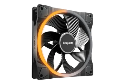 Вентилятор be quiet! Light Wings 140mm PWM Reverse Black, 140x140x25 мм, 1300 об/мин, ARGB