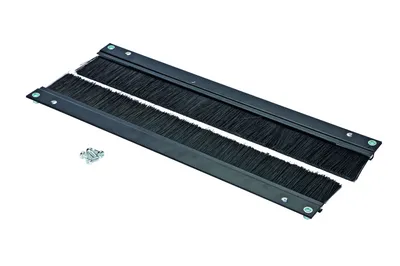 Щеточный ввод Eurolan 60A-35-10-30BL, 19", 80×425×15 мм