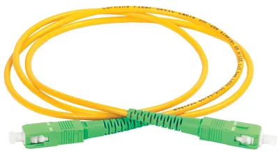 Патч-корд оптический ITK FPC09-SCA-SCA-C1L-1M, SM OS2, SC/APC-SC/APC, Simplex, LSZH, 1м