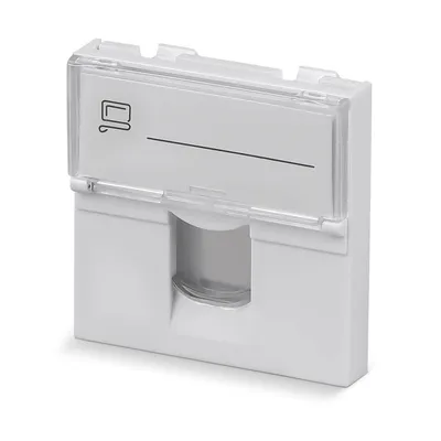 Вставка 45x45 (Mosaic) для 1 модуля формата Keystone Jack (арт.078604) Cabeus (FP-L-45-1M)