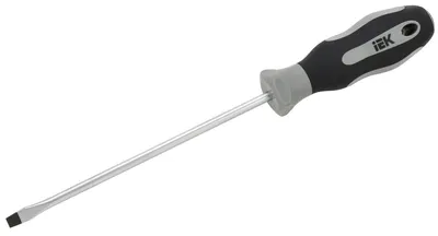 Отвертка IEK A2L5-SC10-T2-SL-55-150, шлицевая SL5,5×150, Т2