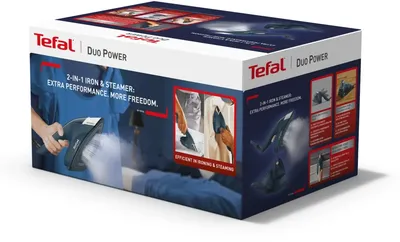 Утюг Tefal JF4032E0 синий/черный, 1700 Вт, 25 г/мин, 180 г/мин, 400 мл