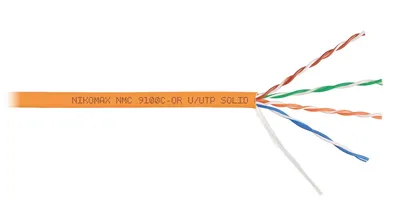 Кабель NIKOMAX NMC 9100C-OR, U/UTP кат.5e, 305м, нг(А)-HF