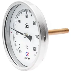 Термометр биметаллический осевой БТ-51.212 0-450С 1/2' 150 кл.1.5