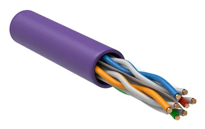 Кабель данных ITK LC1-C604-126, U/UTP кат.6, 4x2x23AWG, LSZH, 305 м