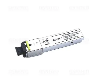 Оптический модуль OSNOVO SFP-S1SC18-F-1550-1310, SFP, SM, 155 Мбит/с, SC, 20 км, Tx1550/Rx1310