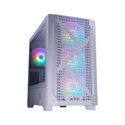 Корпус ADATA XPG LANDER 300 LANDER300MAA-WHCWW, MicroATX, Miditower, белый, без БП