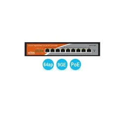 Контроллер WLAN Wi-Tek WI-AC108P v2, 64 точки доступа, 7×GE + 2×2.5G, 8 PoE