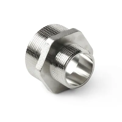 Ниппель латунный PRO AQUA 06-M25-M20x, резьбовой переходной, 1"×3/4", 16 бар
