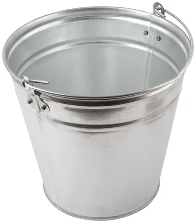 Ведро Fit 67852 оцинкованное для воды, 9 л, сталь, 270 мм