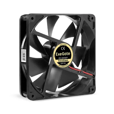 Вентилятор ExeGate ES14025S2P, 140×140×25 мм, 12В, 1000RPM, 22dBA