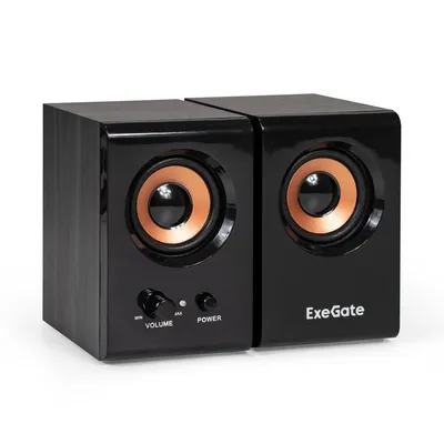 Колонки ExeGate Maestro SPS-605 EX294432RUS, 2.0, 2×3 Вт, 30–18 000 Гц